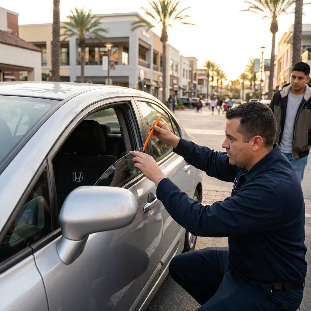 Carlos M. San Jose, next to Honda Civic